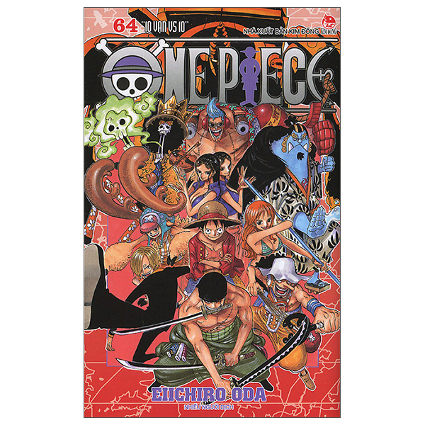 Bộ One Piece - Tập 64 - 10 Vạn Vs 10 - Bản Bìa Áo (Tái Bản 2025)