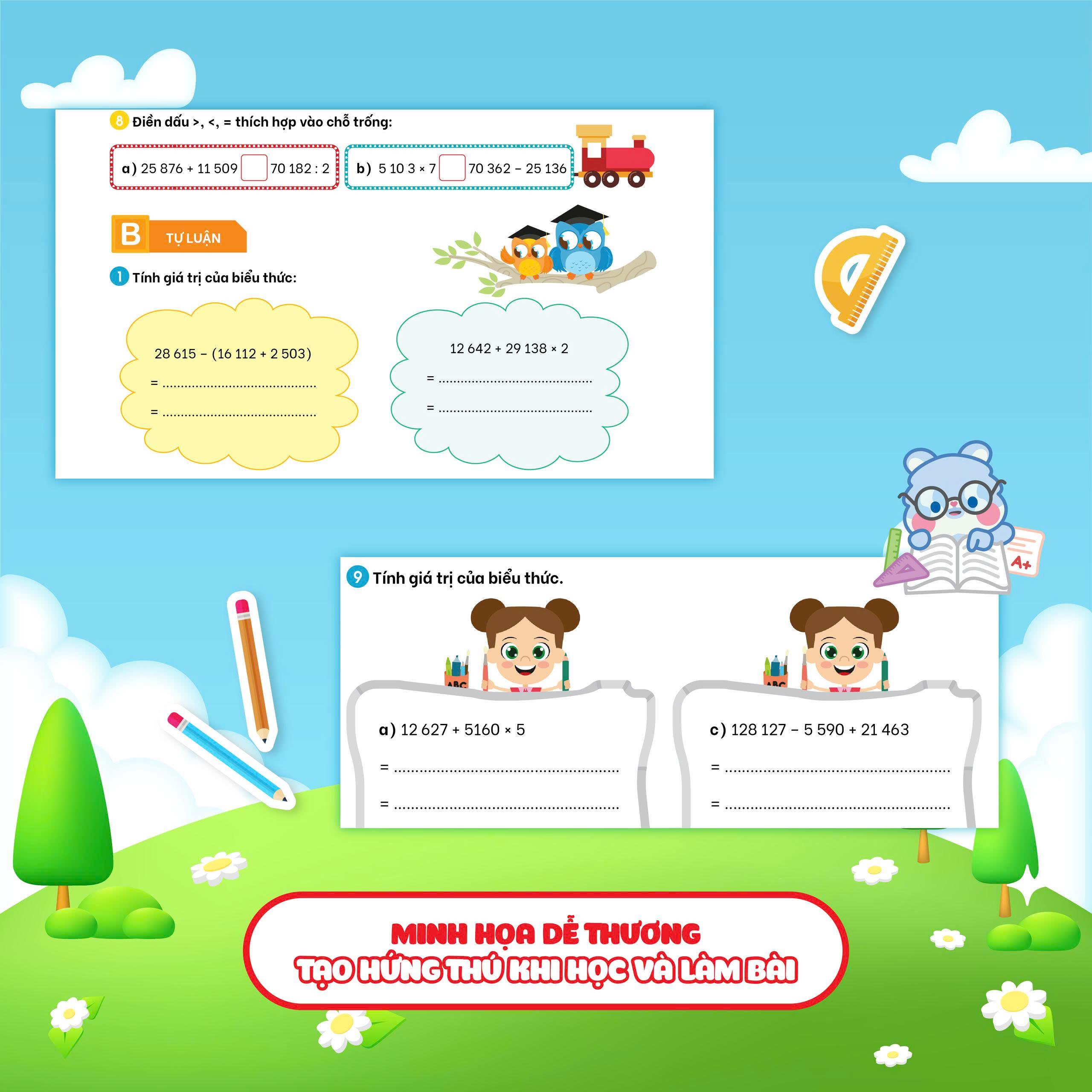 Bộ
Phiếu Bài Tập Củng Cố Toán Theo Tuần 4 - Ảnh 6