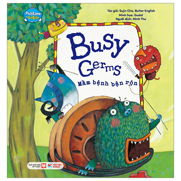 Bộ Playtime In English - Level 2 - Busy Germs - Mầm Bệnh Bận Rộn