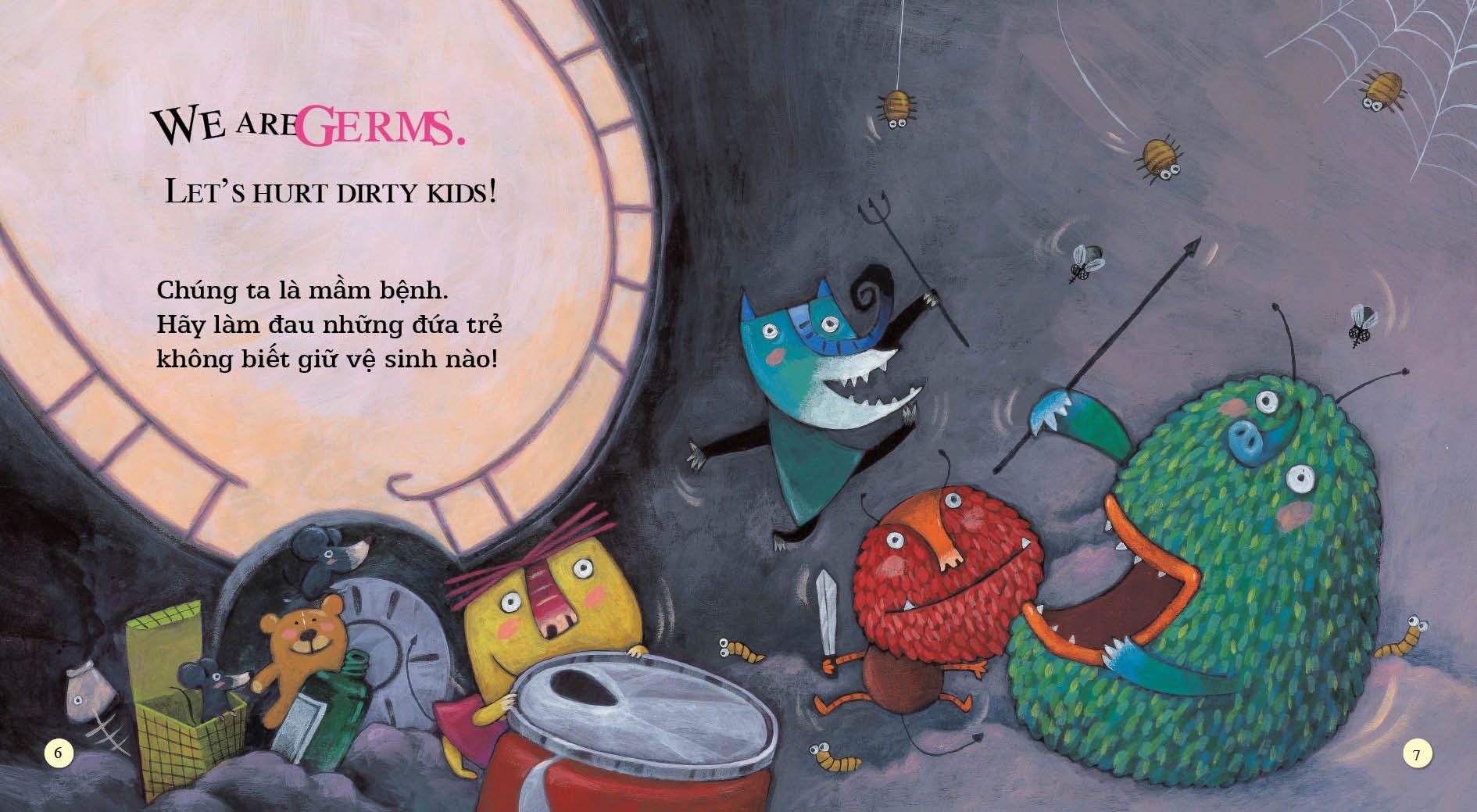 Bộ Playtime In English - Level 2 - Busy Germs - Mầm Bệnh Bận Rộn - Ảnh 3