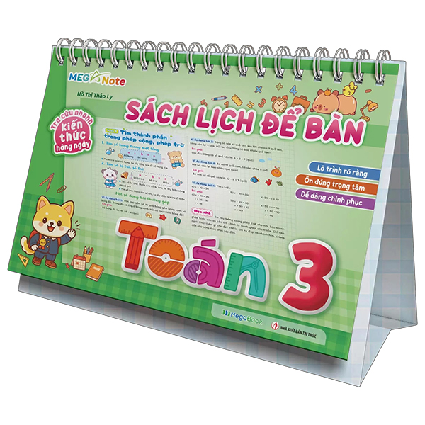 Bộ Sách Lịch Để Bàn - Tra Cứu Nhanh Kiến Thức Hàng Ngày - Toán 4 - Ảnh 13