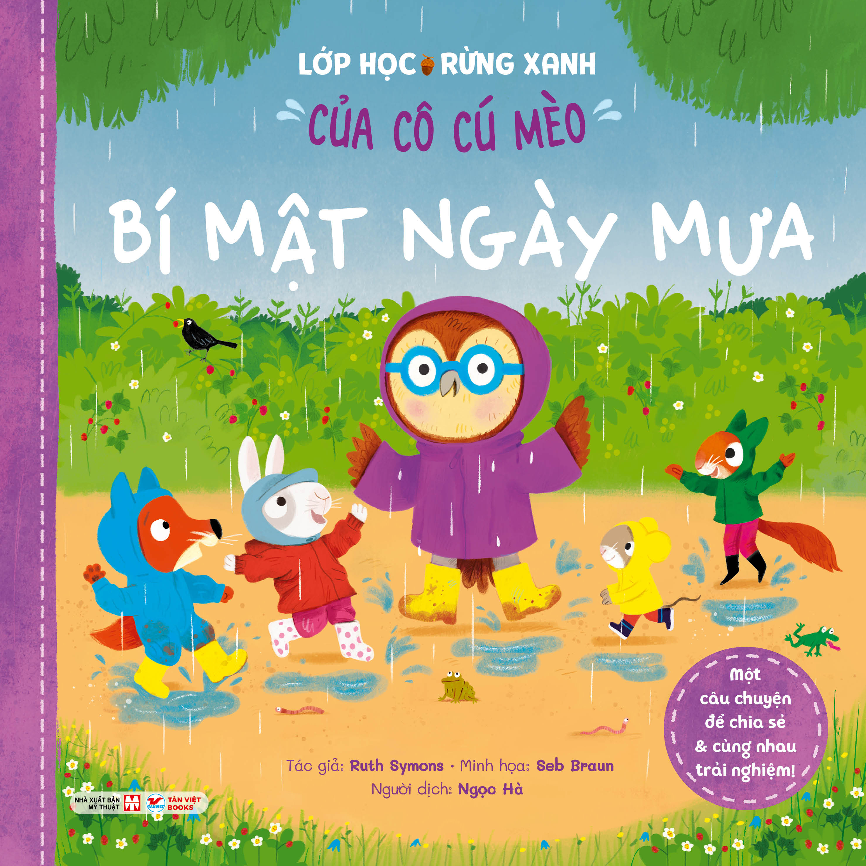 Bộ Sách Lớp Học Rừng Xanh Của Cô Cú Mèo - Căn Chòi Ấm Áp + Bí Mật Ngày Mưa + Cắm Trại Dưới Ánh Trăng (Bộ 3 Cuốn) - Ảnh 2