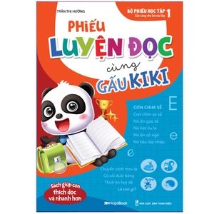 bộ sách phiếu luyện đọc luyện viết cùng gấu kiki (bộ 4 cuốn) - Ảnh 3