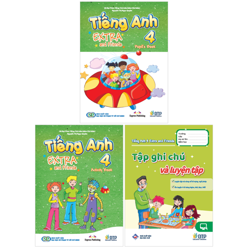 Bộ Sách Tiếng Anh 4 - Extra And Friends - Pupil's Book + Activity Book + Tập Ghi Chú Và Luyện Tập (Bộ 3 Cuốn)