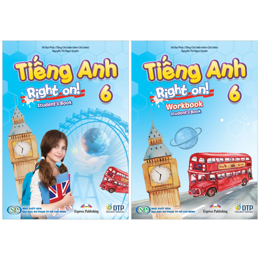 Bộ Sách Tiếng Anh 6 - Right On! - Student's Book + Workbook (Bộ 2 Cuốn)