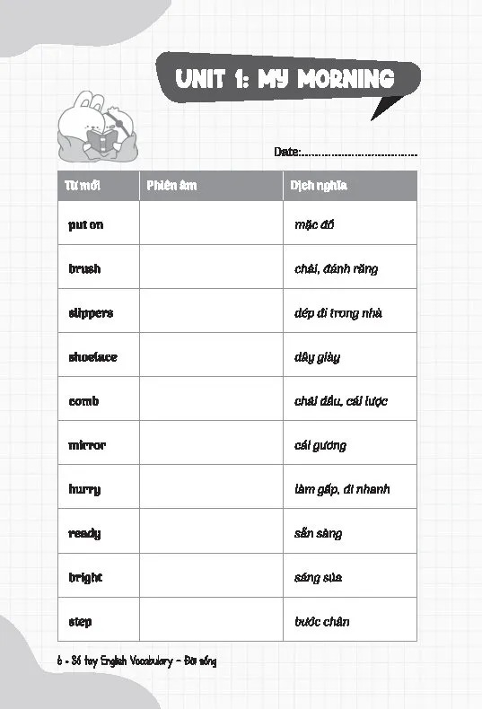 Bộ Sổ Tay Crack English Vocabulary - Xây Chắc 540 Từ Vựng Tiếng Anh Theo Chủ Đề Chỉ Với 30 Phút Mỗi Ngày - Chủ Đề Đời Sống - Ảnh 7