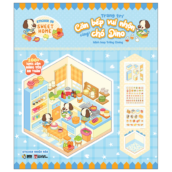 Bộ Sticker 3D Sweet Home - Trang Trí Phòng Khách Cùng Voi Tiny - Ảnh 10