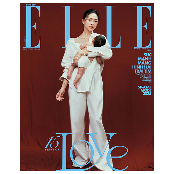 Bo
Tap Chi Phai Dep Elle - 15 Years Of Love 2025 - Bia Ngo Thanh Van Va Gao