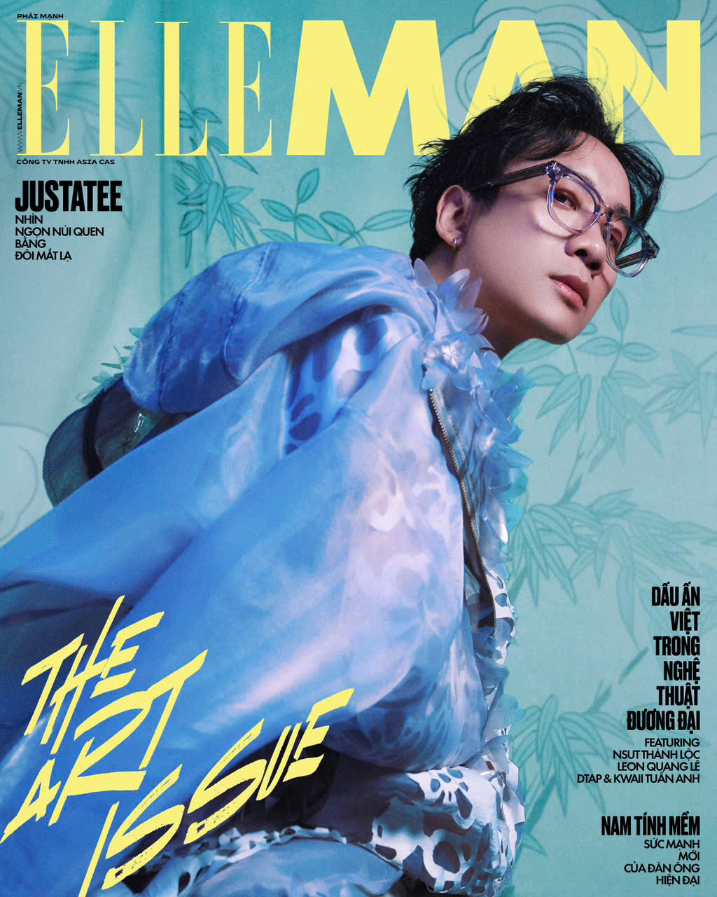 Bộ Tạp Chí Phái Mạnh Elle Man Tháng 10/2025 - The Art Issue - Bìa 2 - Justatee - Ảnh 2