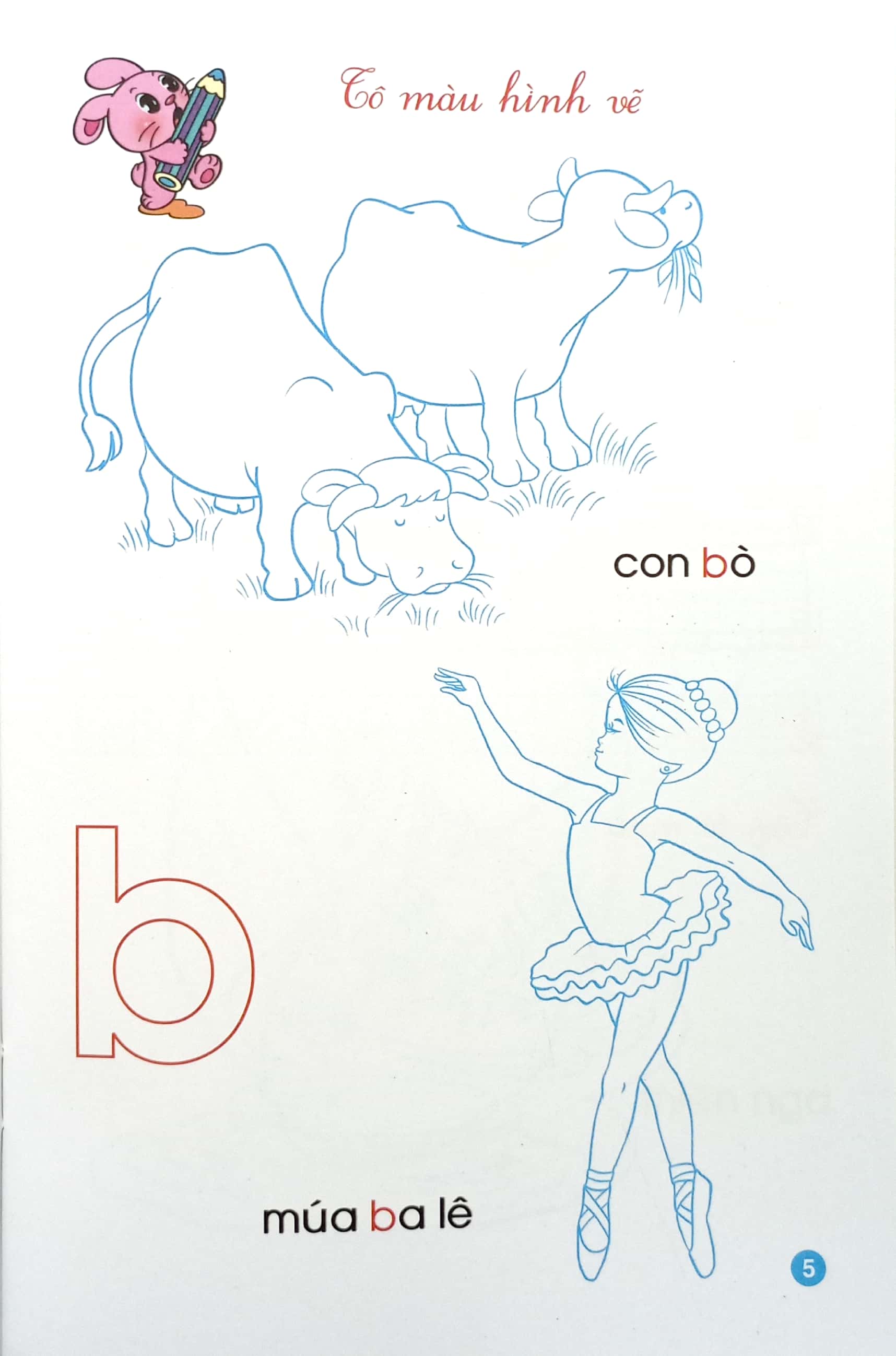 Bo
Tap To Mau Giao - Chu Cai - Quyen 2 (Danh Cho 4-5 Tuoi) - Ảnh 6