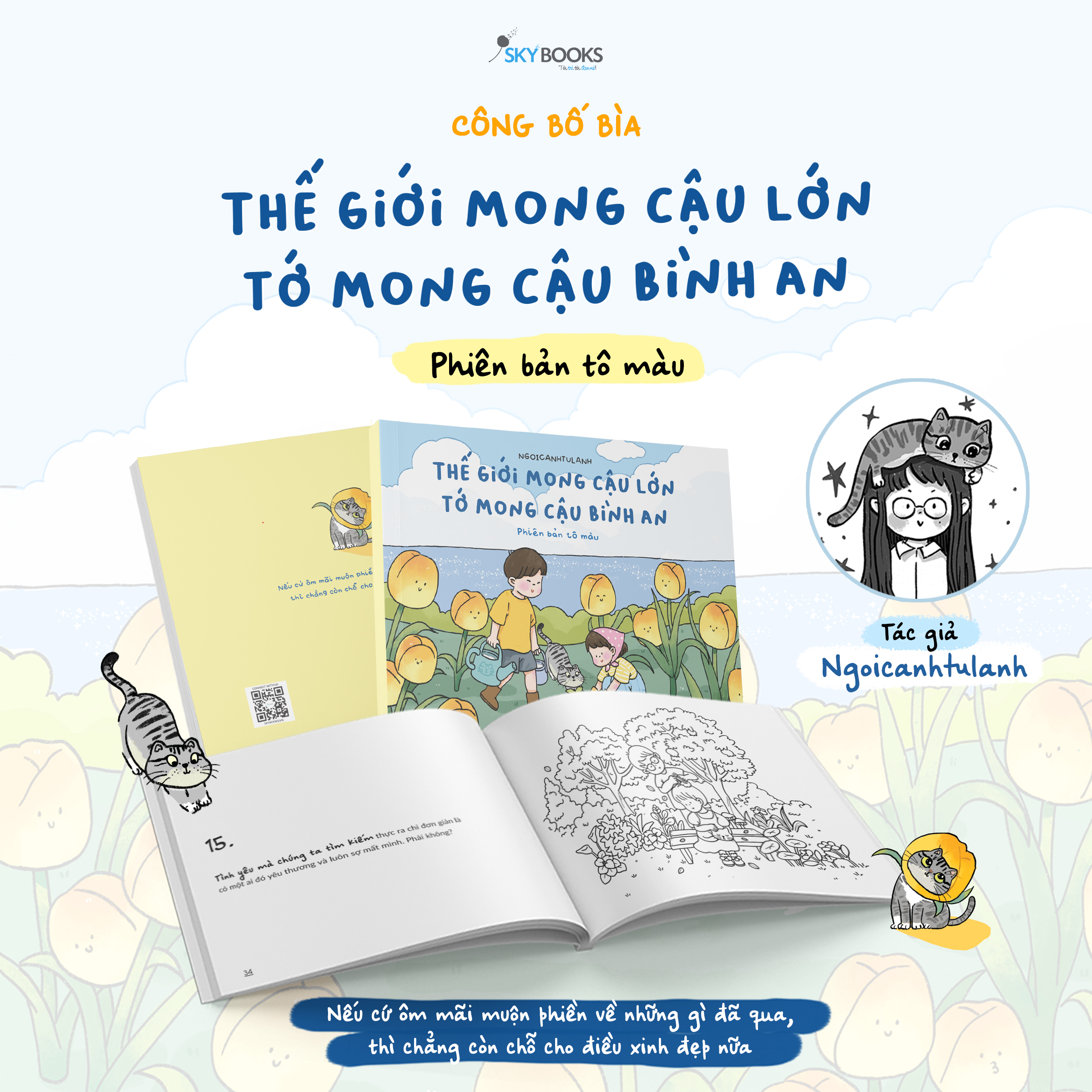 Bộ Thế Giới Mong Cậu Lớn - Tớ Mong Cậu Bình An - Phiên Bản Tô Màu - Ảnh 2