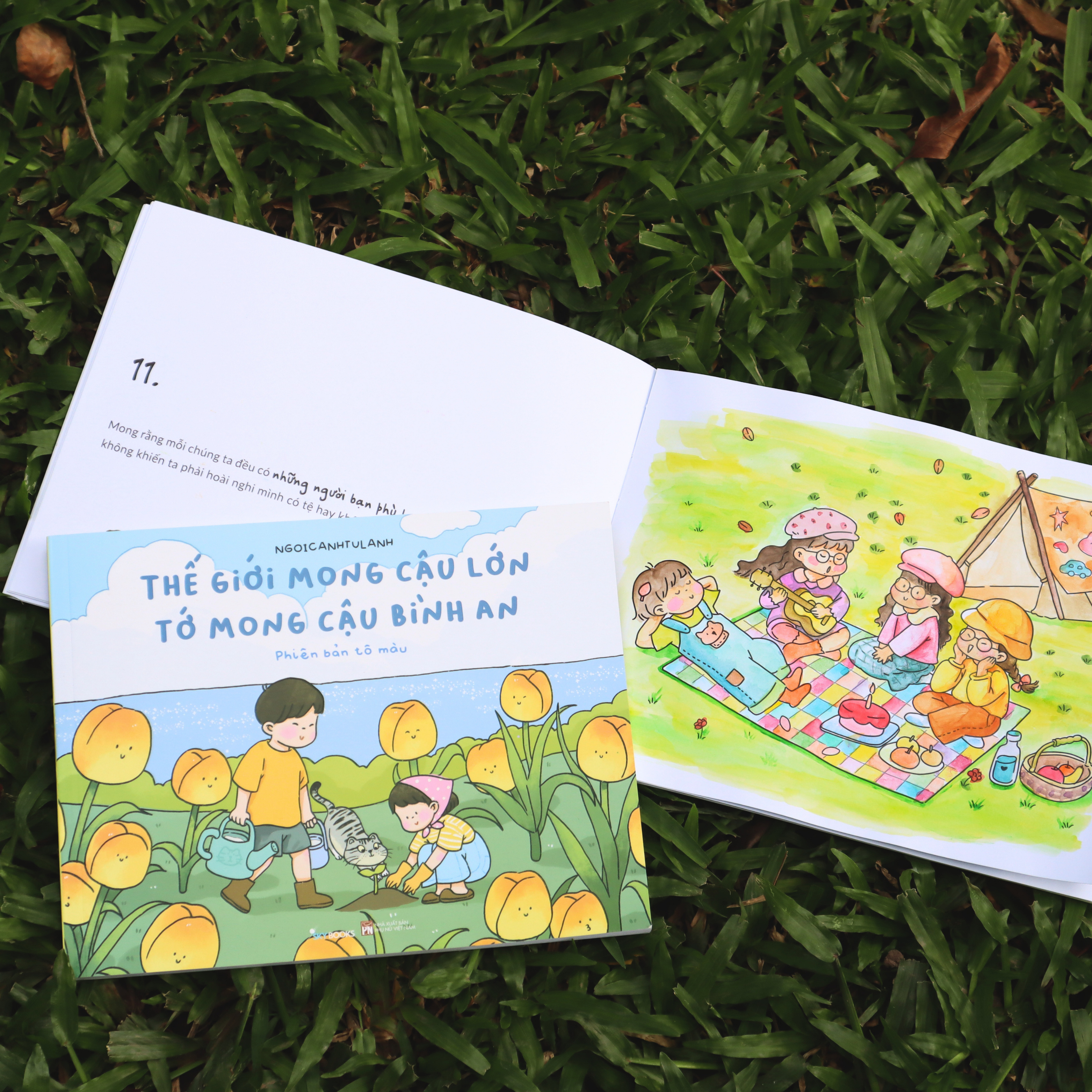 Bộ Thế Giới Mong Cậu Lớn - Tớ Mong Cậu Bình An - Phiên Bản Tô Màu - Ảnh 6
