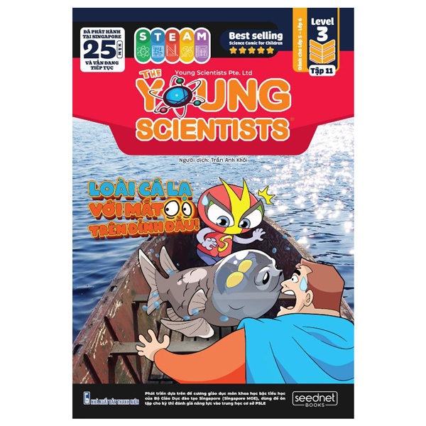 Bộ The Young Scientists - Truyện Tranh Khoa Học Cho Trẻ Em - Level 3 - Tập 11 - Loài Cá Lạ Với Mắt Trên Đỉnh Đầu!
