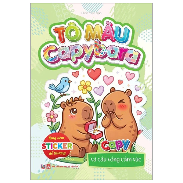 Bộ Tô Màu Capybara - Capy Và Những Người Bạn - Ảnh 3