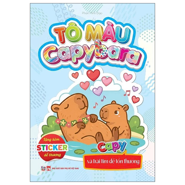 Bộ Tô Màu Capybara - Capy Và Những Người Bạn - Ảnh 4