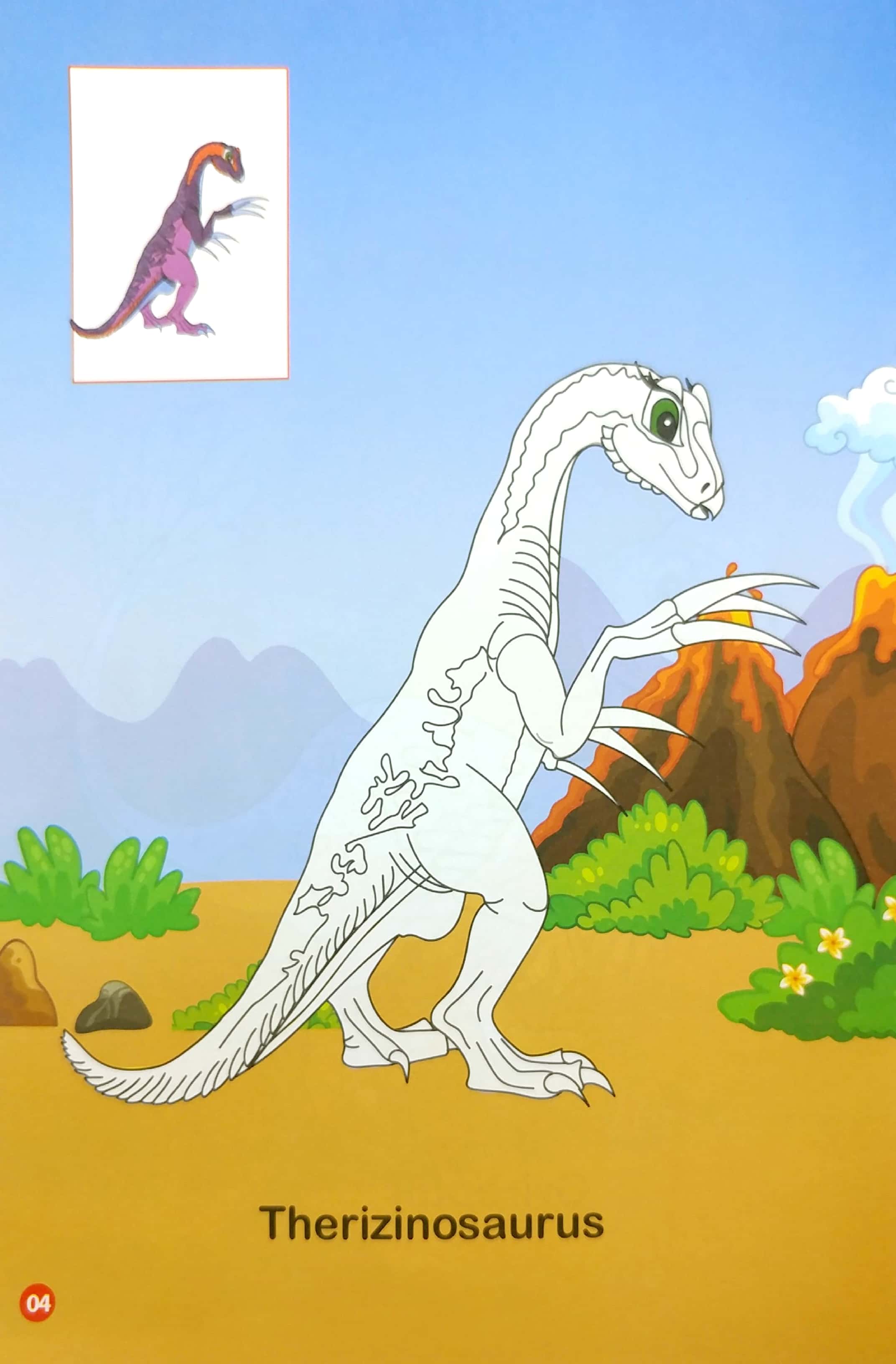 bộ tô màu thế giới khủng long dinosaurs 4 - Ảnh 6