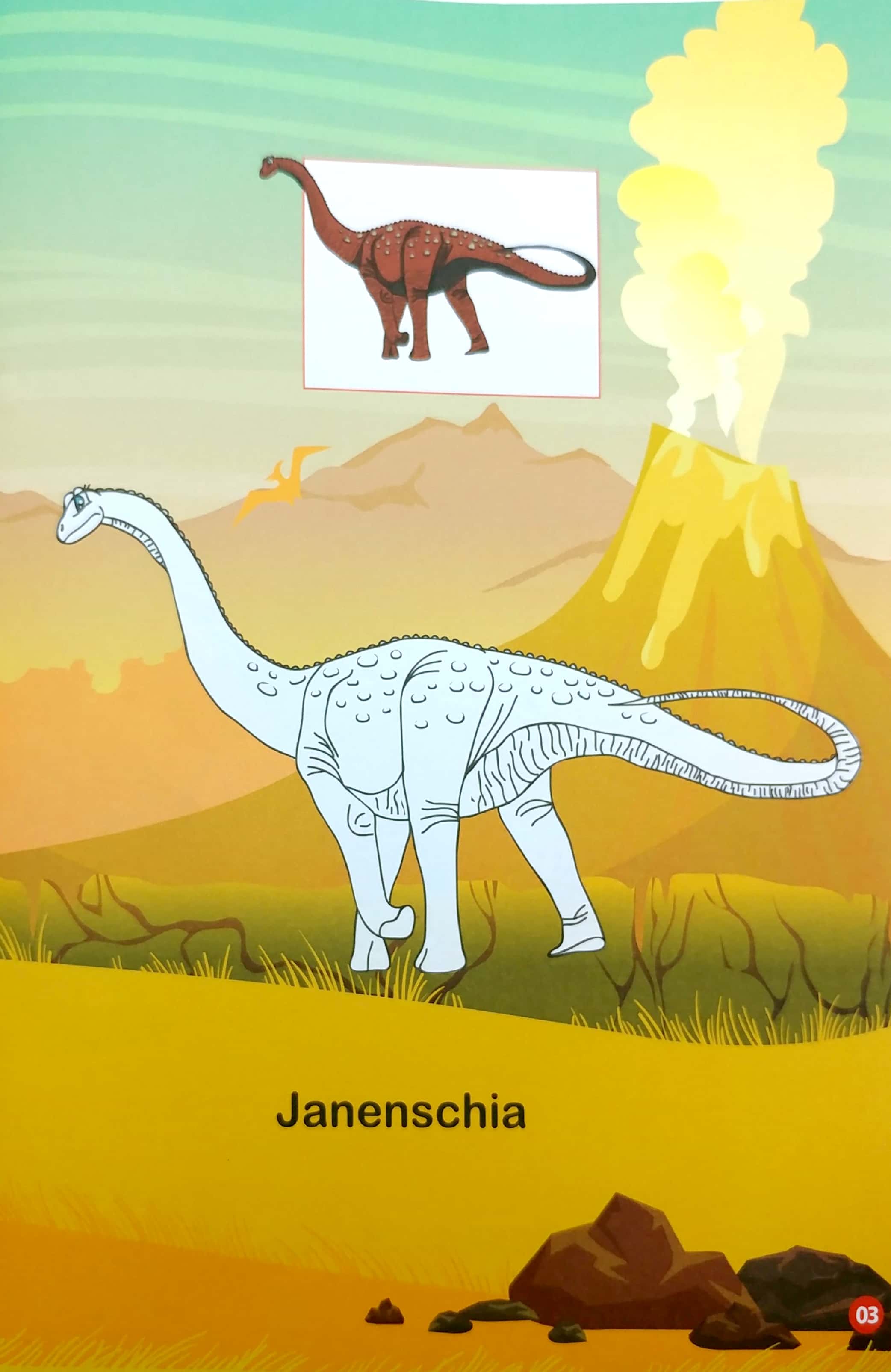 bộ tô màu thế giới khủng long dinosaurs 5 - Ảnh 5