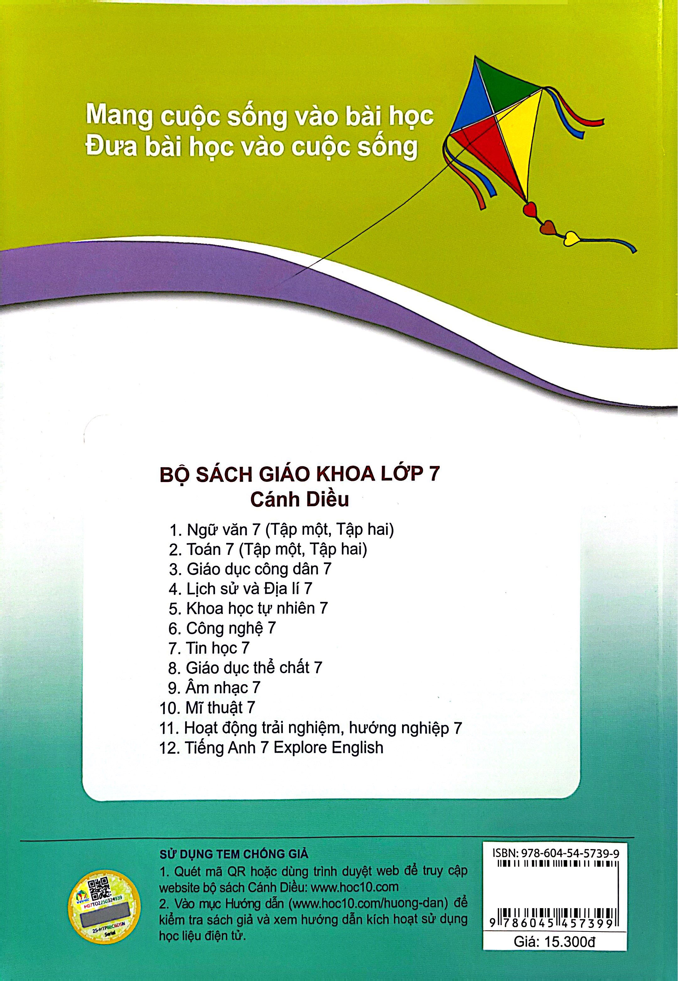 Bộ
Toán 7 - Tập 2 (Cánh Diều) (Chuẩn) - Ảnh 7