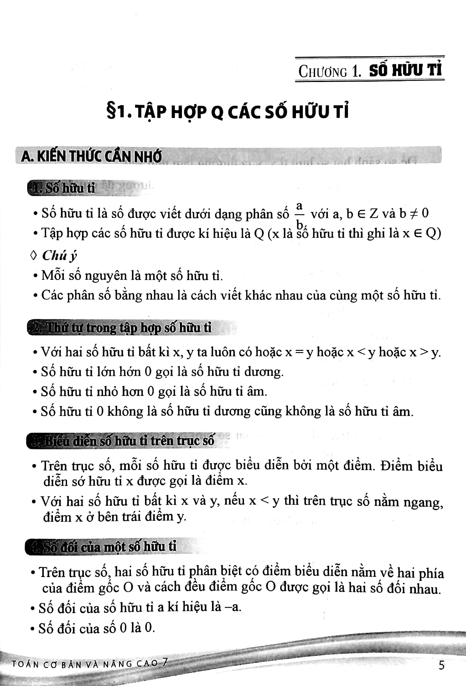 bộ toán cơ bản và nâng cao 7 - tập 1 (theo chương trình gdpt mới - dùng chung cho 3 bộ sách) - Ảnh 6