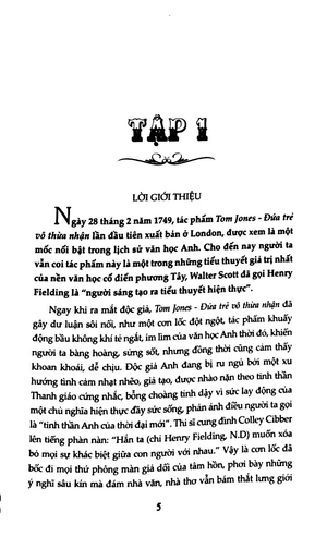 bộ tom jones - đứa trẻ vô thừa nhận (tập 1) - Ảnh 2