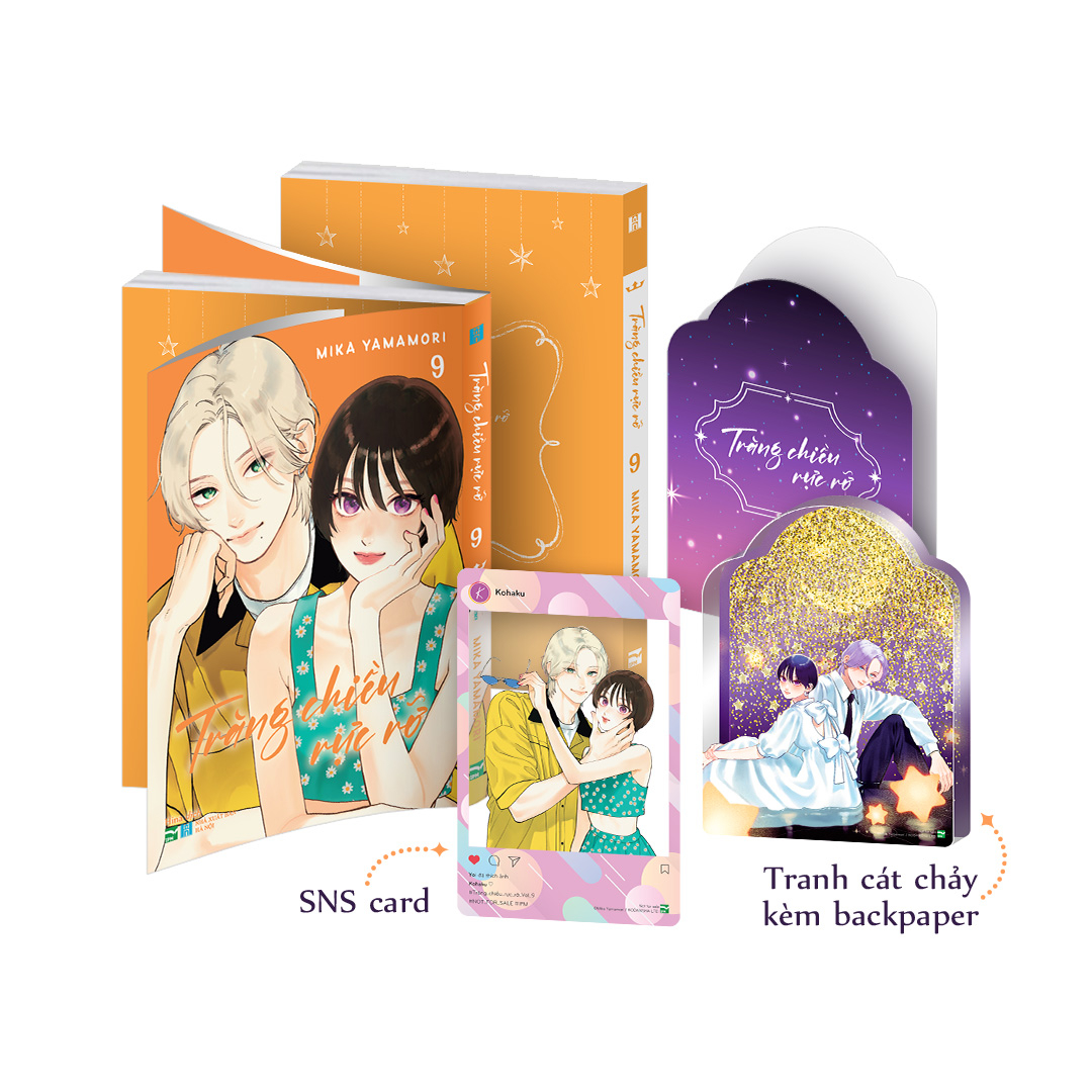 Bộ Trăng Chiều Rực Rỡ - Tập 9 - Bản Đặc Biệt - Tặng Kèm SNS Card + Tranh Cát Chảy Kèm Backpaper - Ảnh 2