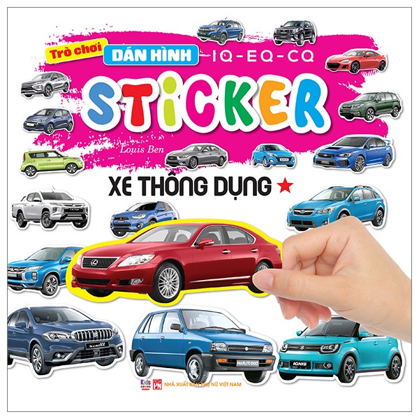 Bộ Trò Chơi Dán Hình IQ-EQ-CQ - Sticker - Xe Thông Dụng - Tập 2 - Ảnh 12