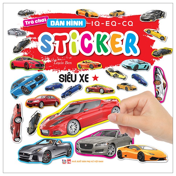 Bộ Trò Chơi Dán Hình IQ-EQ-CQ - Sticker - Xe Thể Thao -Tập 1 - Ảnh 7