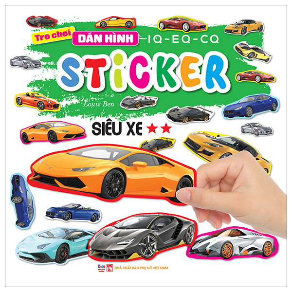 Bộ Trò Chơi Dán Hình IQ-EQ-CQ - Sticker - Xe Thông Dụng - Tập 1 - Ảnh 8