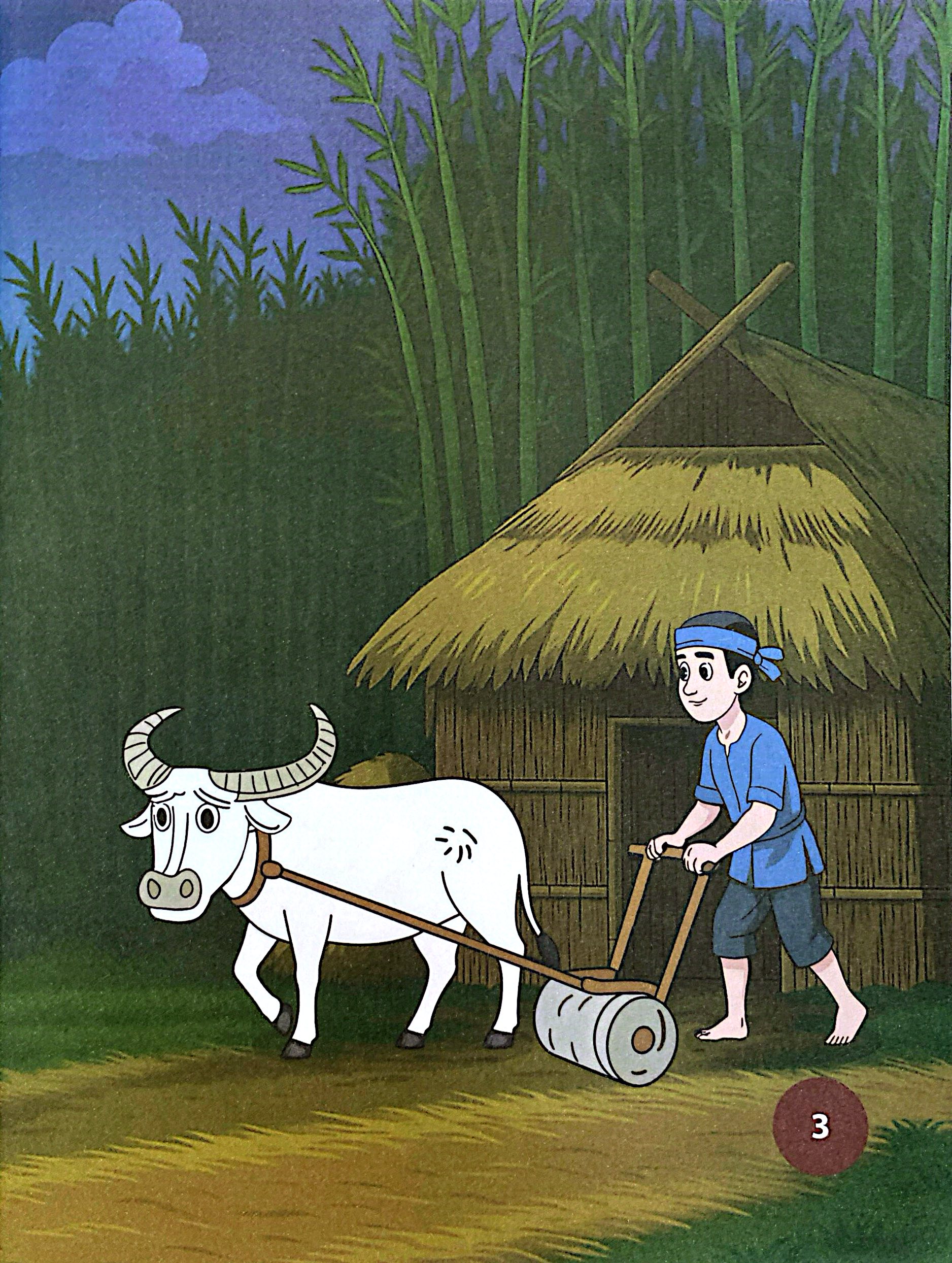Bộ Truyện Dân Gian Việt Nam Dành Cho Bé Yêu - Sự Tích Trâu Đen, Bò Vàng - Ảnh 7
