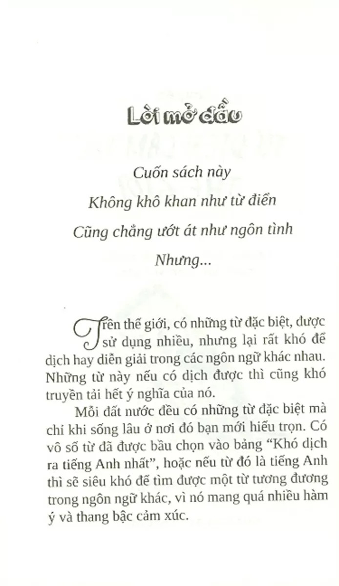 bộ từ điển cảm xúc thế giới - tập 1 (tái bản 2021) - Ảnh 7
