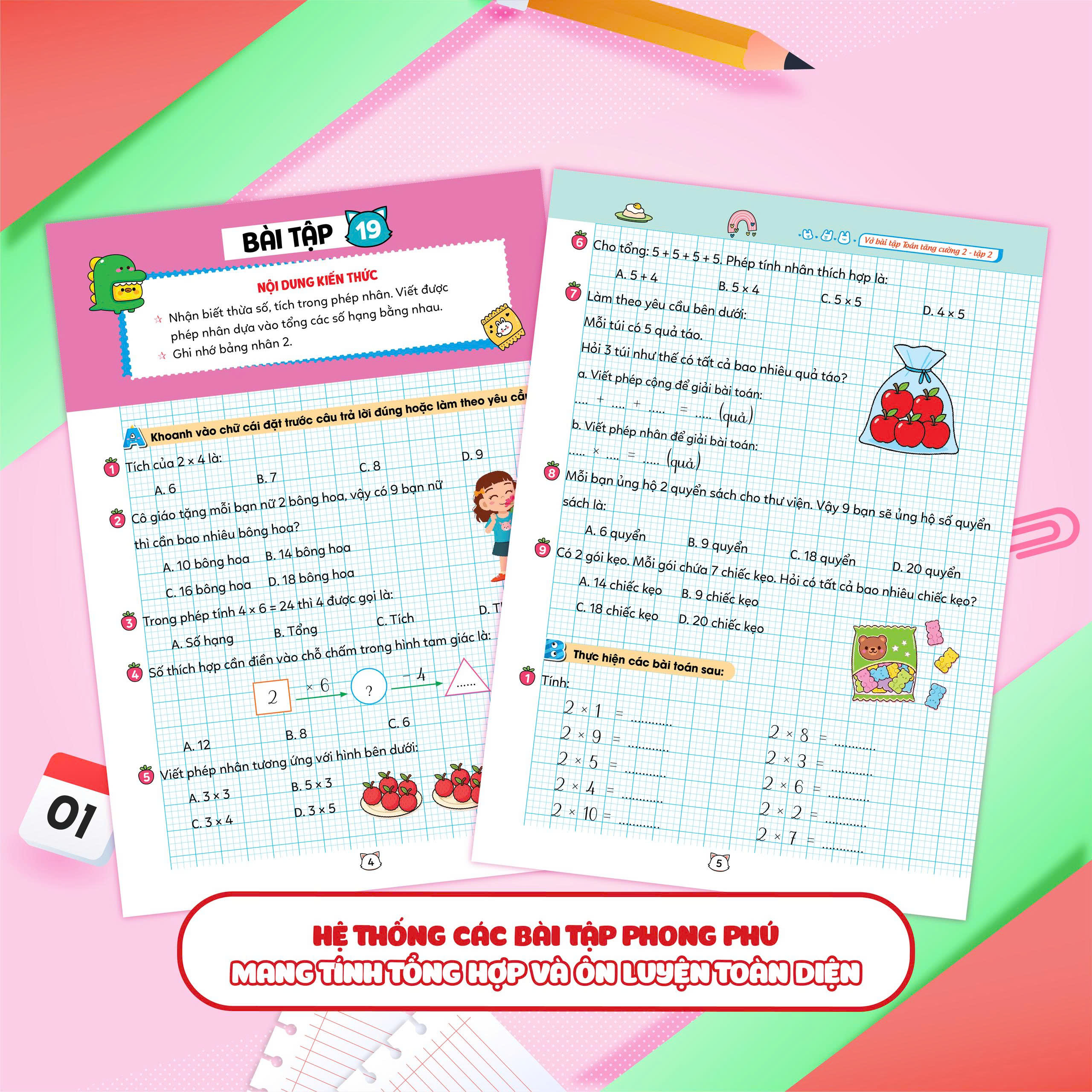 Bộ
Vở Bài Tập Toán Tăng Cường 2 - Tập 2 - Ảnh 6