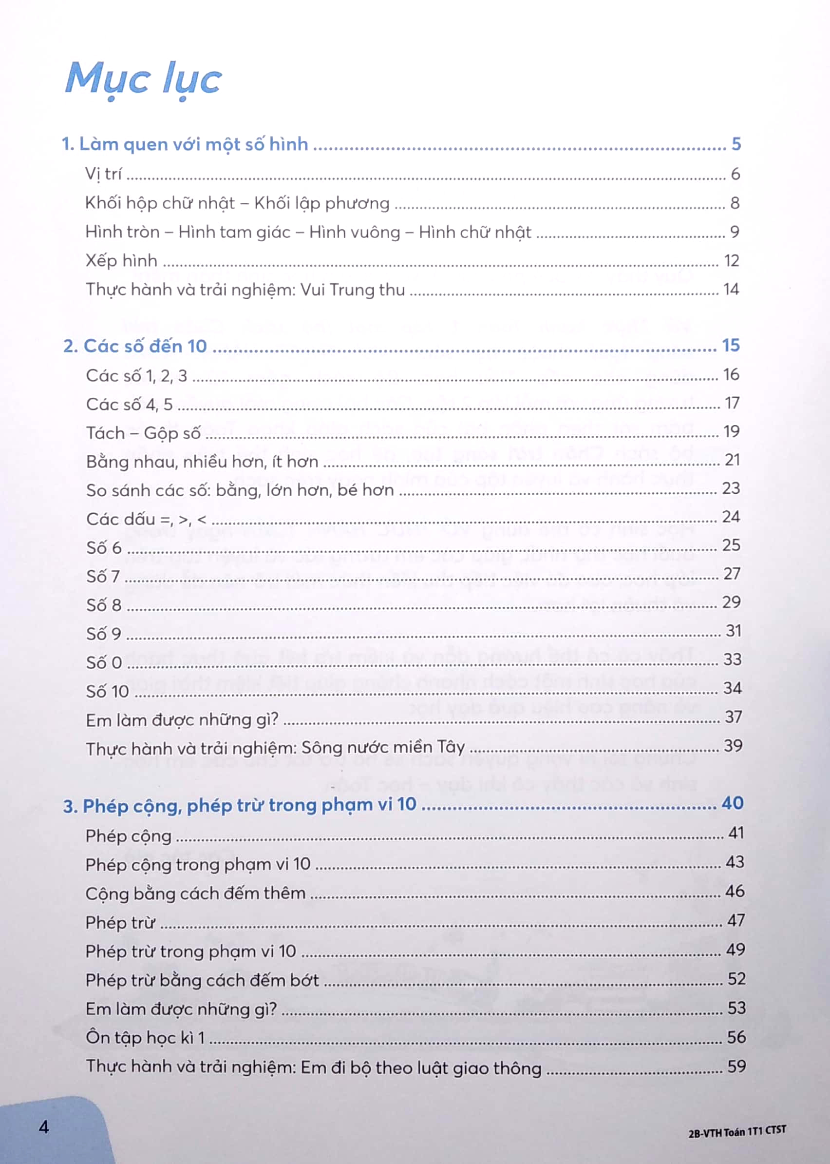 bộ vở thực hành toán 1 - tập 1 (theo bộ sgk chân trời sáng tạo) (2023) - Ảnh 3