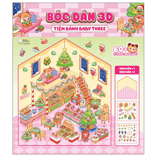 Bóc Dán 3D - Tiệm Bánh Baby Three (Tái Bản 2025)