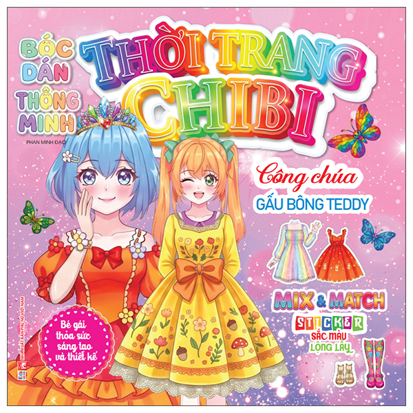 Bóc Dán Thông Minh - Thời Trang Chibi - Công Chúa Dâu Tây Ariel - Ảnh 2