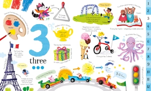 book and jigsaw: numbers