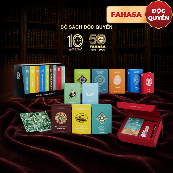 Boxset Bộ Sách Dấu Ấn 10 Năm Omega+ (Hộp 10 Cuốn) - Ấn Bản Giới Hạn - Tặng Kèm Sổ Suy Ngẫm + Bút Kỷ Niệm + Bookmark Thiếc In Tranh Họa Sĩ Trịnh Lữ + Thiệp Cảm Ơn - Độc Quyền Fahasa