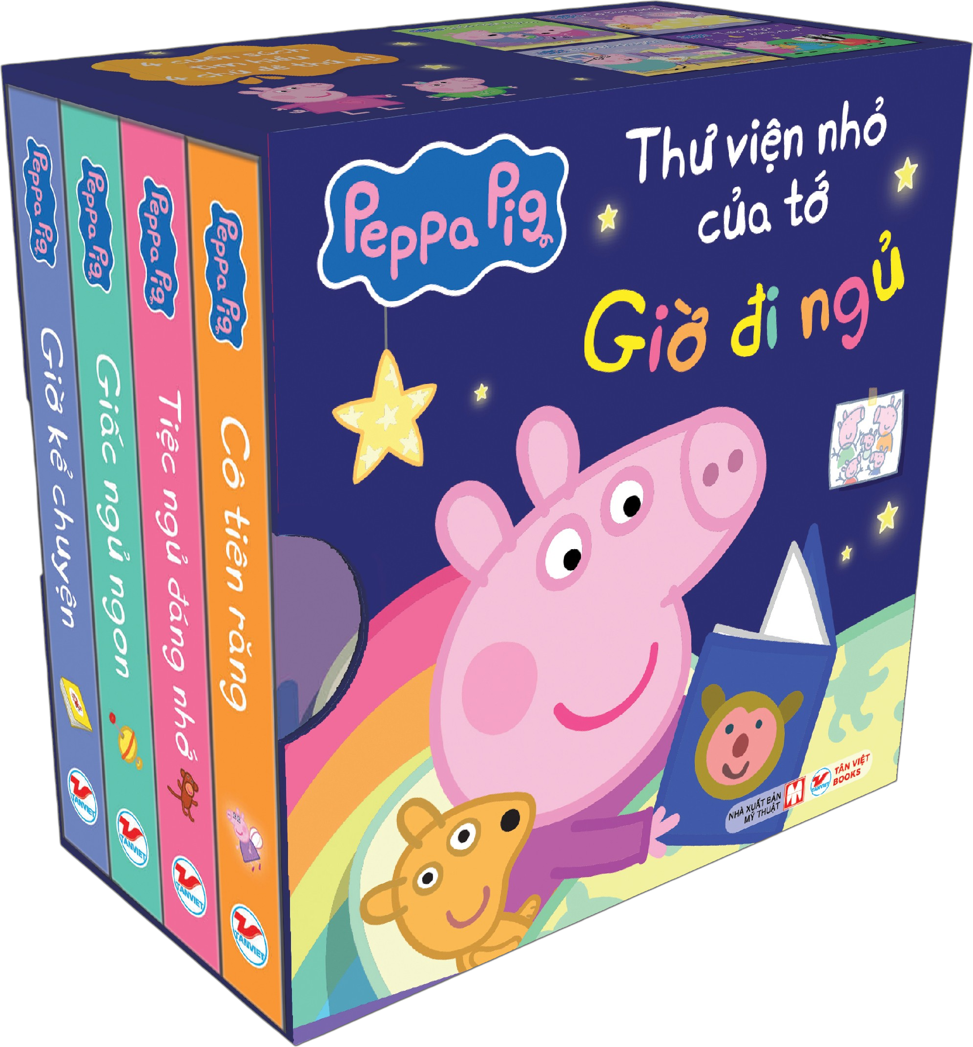 Boxset Peppa Pig - Thư Viện Của Tớ - Giờ Đi Ngủ (Hộp 4 Cuốn) - Ảnh 3