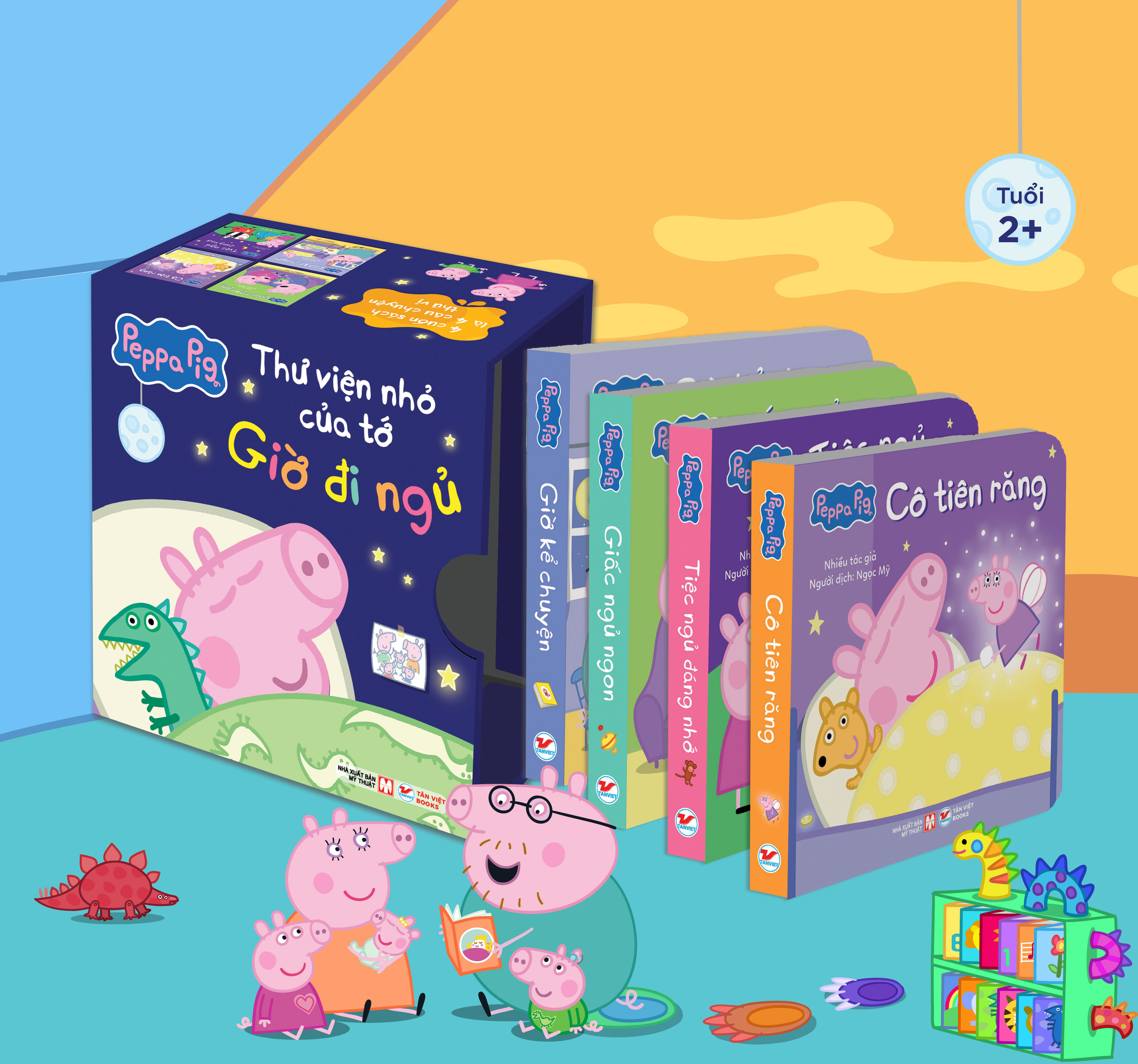 Boxset Peppa Pig - Thư Viện Của Tớ - Giờ Đi Ngủ (Hộp 4 Cuốn) - Ảnh 5