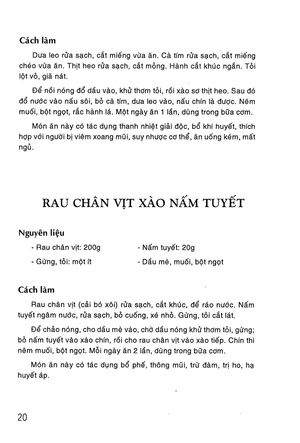 các món ăn có ích cho người bệnh đường hô hấp (tái bản 2015) - Ảnh 36