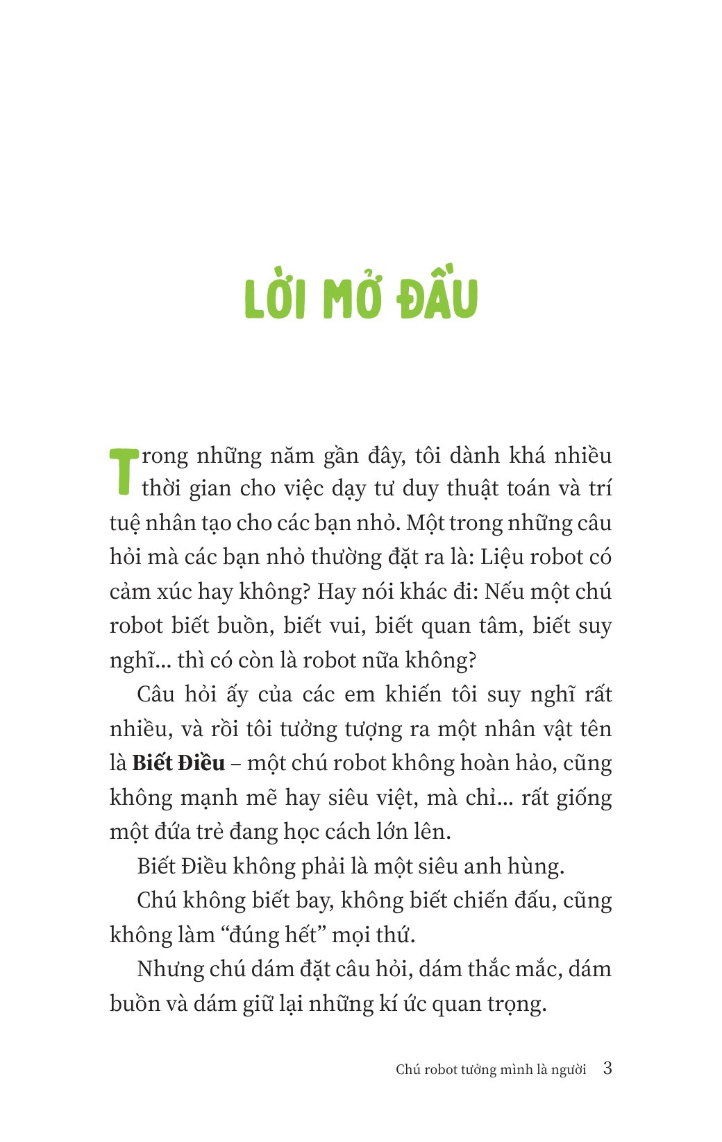 Chú Robot Tưởng Mình Là Người - Ảnh 3
