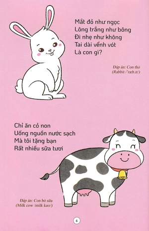 combo sách câu đố dân gian - đồ vật và phương tiện giao thông + động vật và thực vật (dành cho bé từ 3-6 tuổi) (bộ 2 cuốn) - Ảnh 6