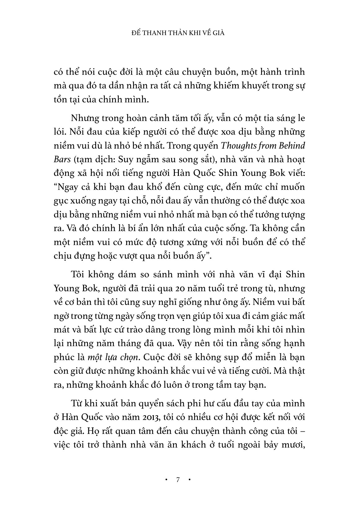 Để Thanh Thản Khi Về Già - Ảnh 10