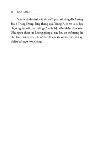 độc hành (tái bản 2018) - Ảnh 13