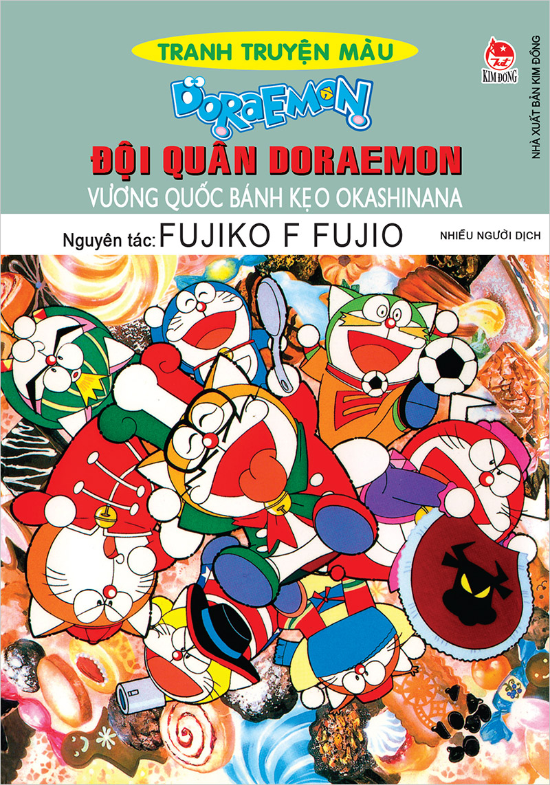 doraemon - tranh truyện màu - đội quân doraemon - vương quốc bánh kẹo okashinana(tái bản 2024) - Ảnh 2