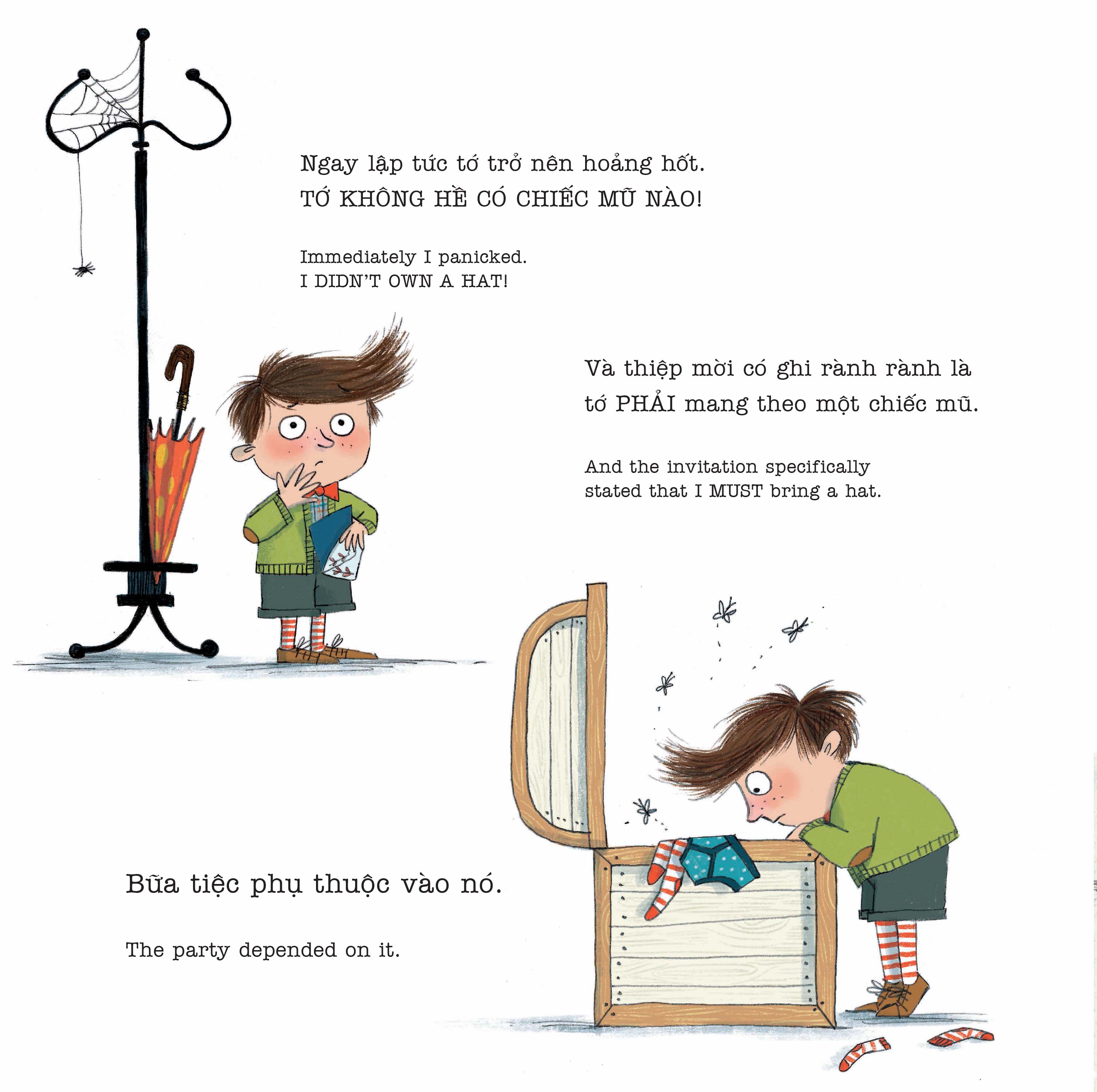 Ehon - Bạn Phải Mang Theo Mũ - You Must Bring A Hat - Ảnh 8