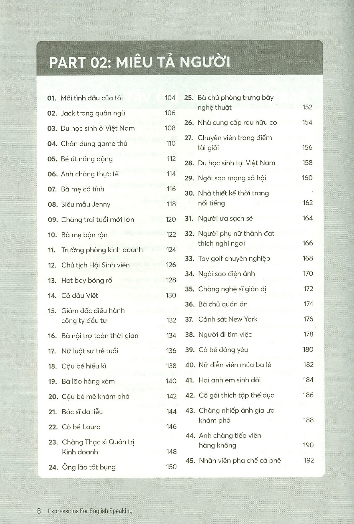 expressions for english speaking - 1 ngày 5 cụm 6 từ - 100+ chủ đề về đời sống - Ảnh 5