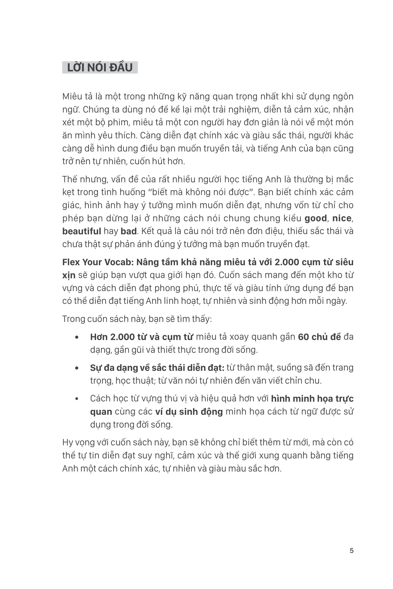 Flex Your Vocab - Nâng Tầm Khả Năng Miêu Tả Với 2000 Cụm Từ Siêu Xịn - Ảnh 4