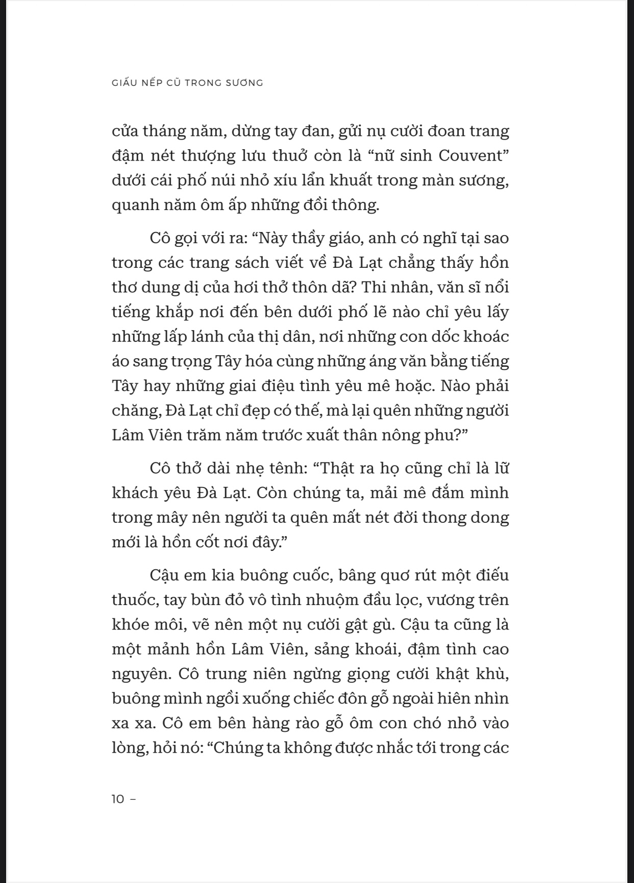 Giấu Nếp Cũ Trong Sương - Ảnh 9