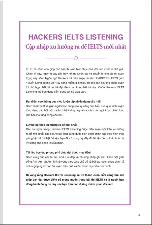 Hackers Ielts: Listening - Ảnh 2