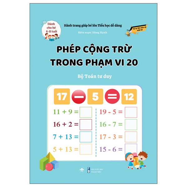 Hành Trang Giúp Bé Lên Tiểu Học Dễ Dàng - Phép Trừ Trong Phạm Vi 20 - Bộ Toán Tư Duy - Dành Cho Trẻ 3-6 Tuổi - Ảnh 12